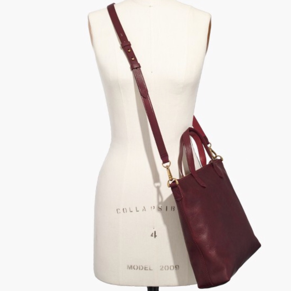 NWT Madewell Transport Crossbody leather bag olive - Picture 2 of 8